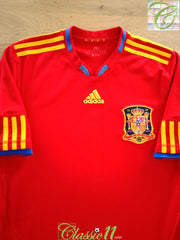 2009/10 Spain Home Football Shirt
