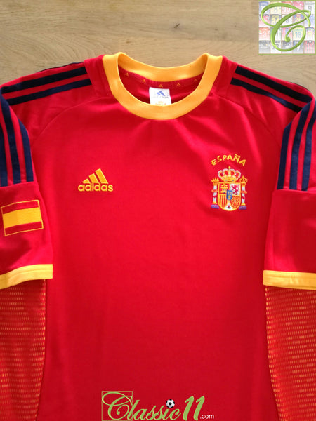 2002/03 Spain Home Football Shirt / Old International Soccer