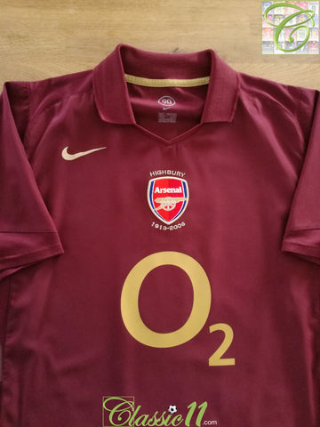 2005/06 Arsenal Home Football Shirt