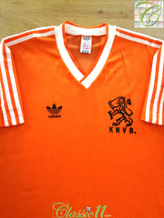 1985/86 Netherlands Home Football Shirt