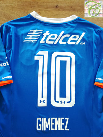2015/16 Cruz Azul Home Football Shirt Gimenez #10