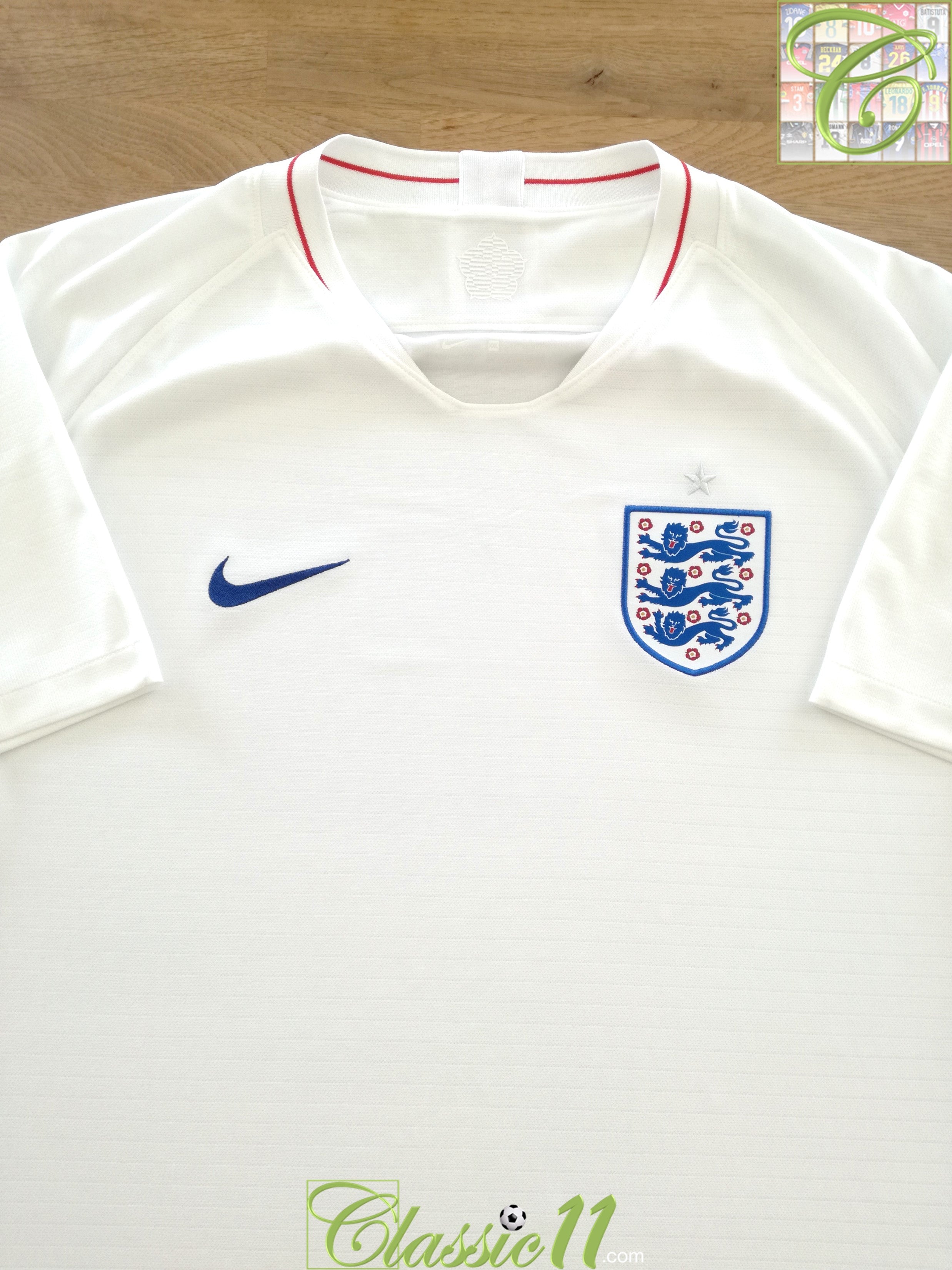 2018/19 England Home Football Shirt