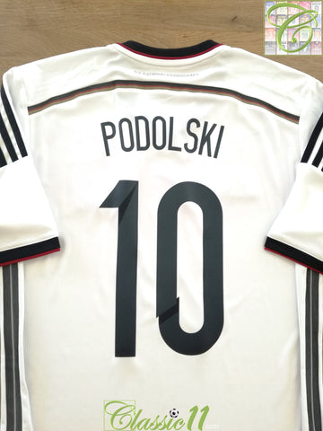 2014/15 Germany Home Football Shirt Podolski #10 (M)