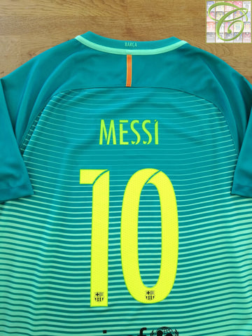 2016/17 Barcelona 3rd Football Shirt Messi #10