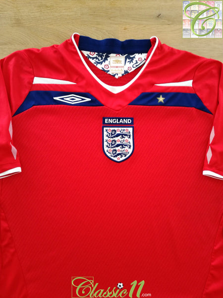 England Home 1998 Retro Full Sleeve Football Jersey