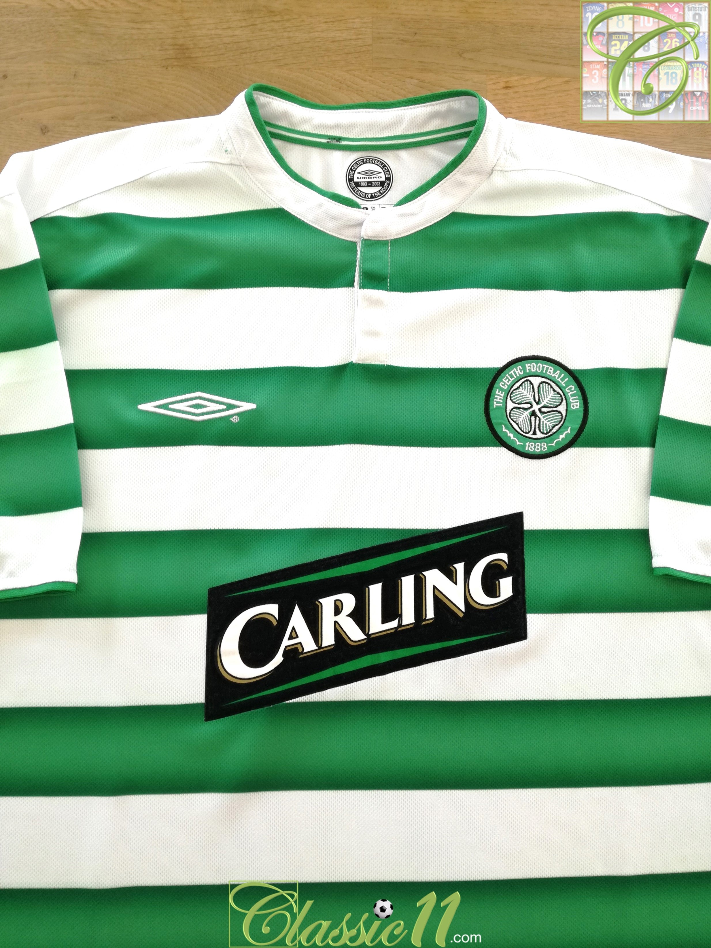 2003/04 Celtic Home Football Shirt