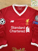 2017/18 Liverpool Home Champions League Football Shirt. Chamberlain #21 (XL)