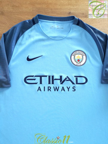 2016/17 Man City Home Football Shirt