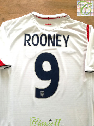 2005/06 England Home Football Shirt Rooney #9