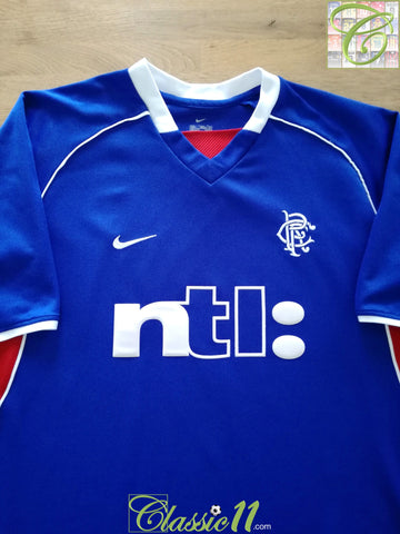 2001/02 Rangers Home Football Shirt