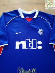 2001/02 Rangers Home Football Shirt