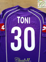2005/06 Fiorentina Home Football Shirt Toni #30