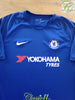 2017/18 Chelsea Home Premier League Football Shirt David Luiz #30 (XL)