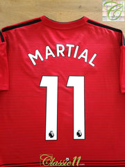 2018/19 Man Utd Home Premier League Football Shirt Martial #11