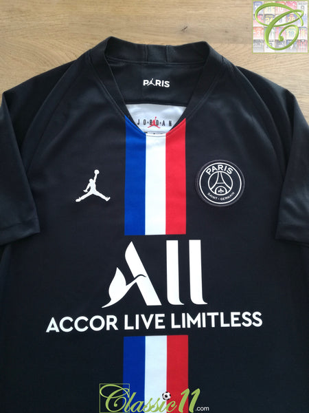 2019/20 PSG UCL Away Jersey #7 Mbappe Small Jordan Paris Soccer