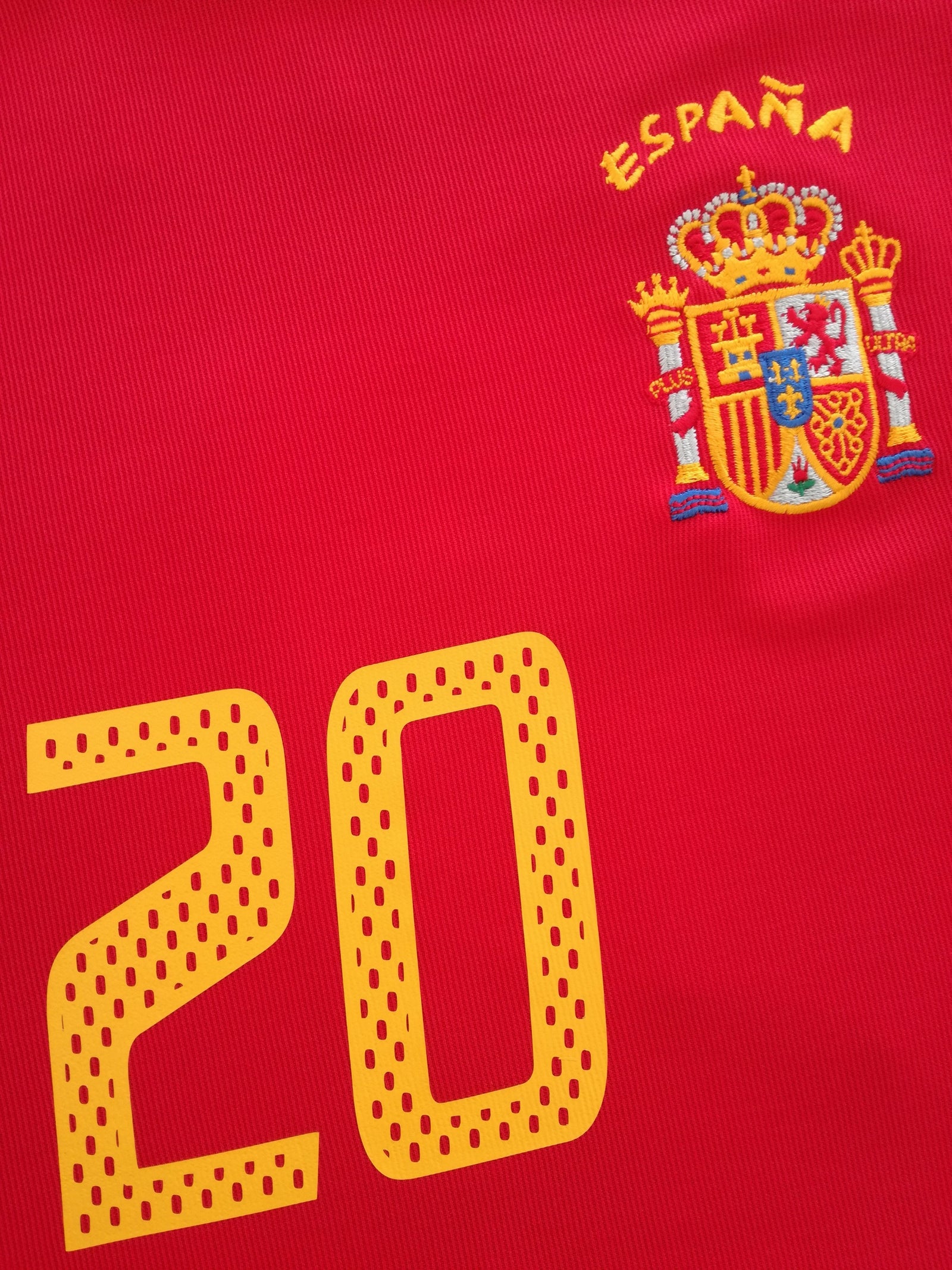 2002 Spain Home World Cup Football Shirt Nadal #20 (L)