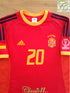 2002 Spain Home World Cup Football Shirt Nadal #20 (L)