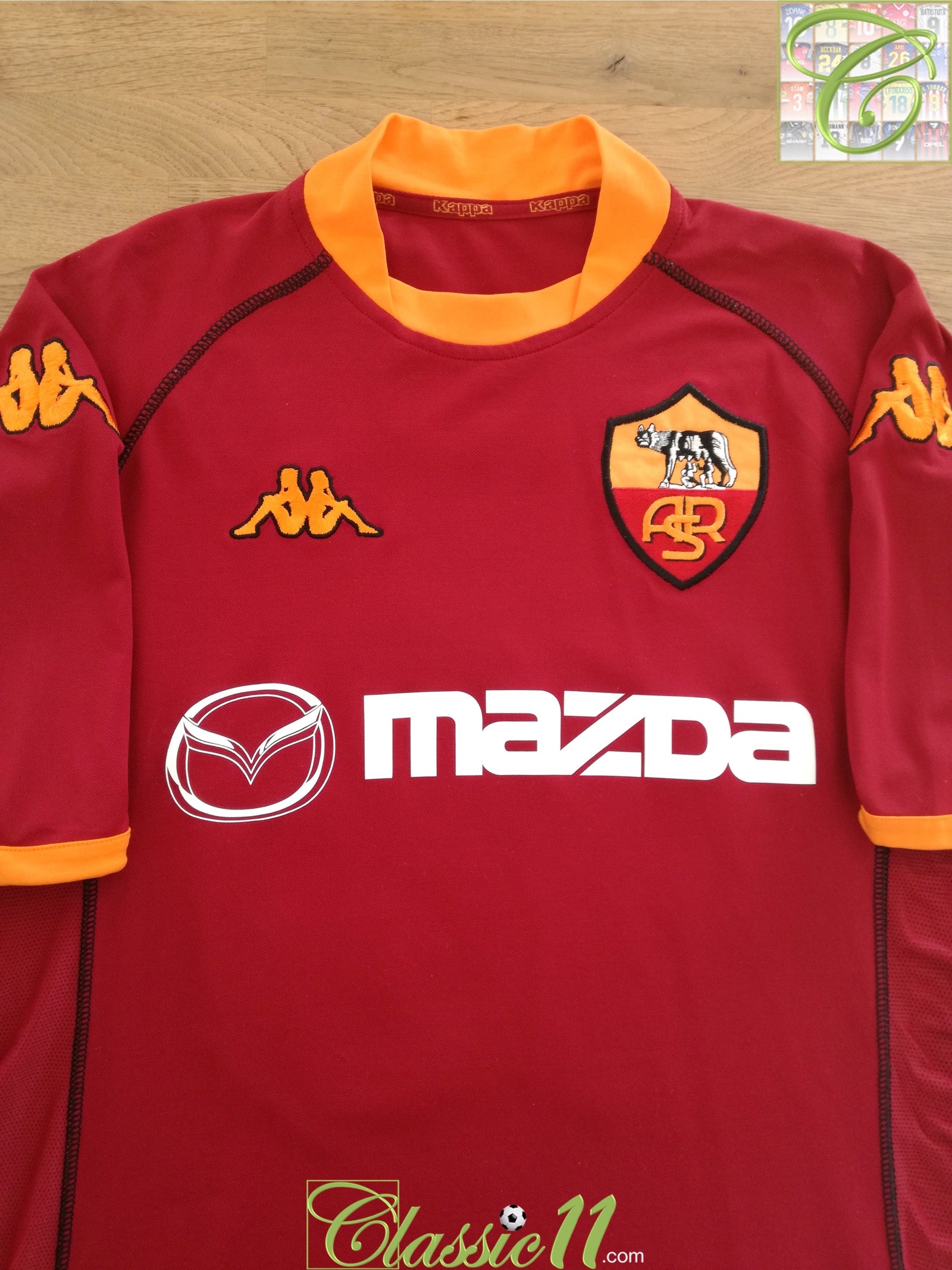 2002/03 Roma Home Football Shirt