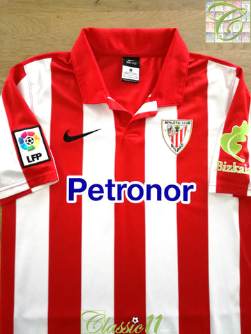 2013/14 Athletic Bilbao Home La Liga Football Shirt