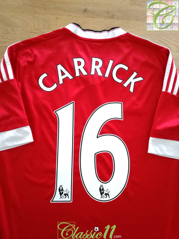 C2015/16 Man Utd Home Premier League Football Shirt Carrick #16