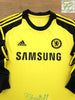 2014/15 Chelsea Goalkeeper Premier League Football Shirt Courtois #13 (XL)