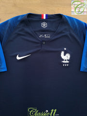 2018/19 France Home Football Shirt (XL)