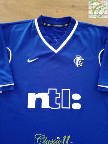 1999/00 Rangers Home Football Shirt