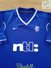 1999/00 Glasgow Rangers Home Football Shirt (L)