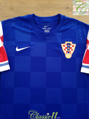 2010/11 Croatia Away Player Issue Football Shirt