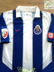 2003/04 FC Porto Home Premeira Liga Football Shirt (XL)