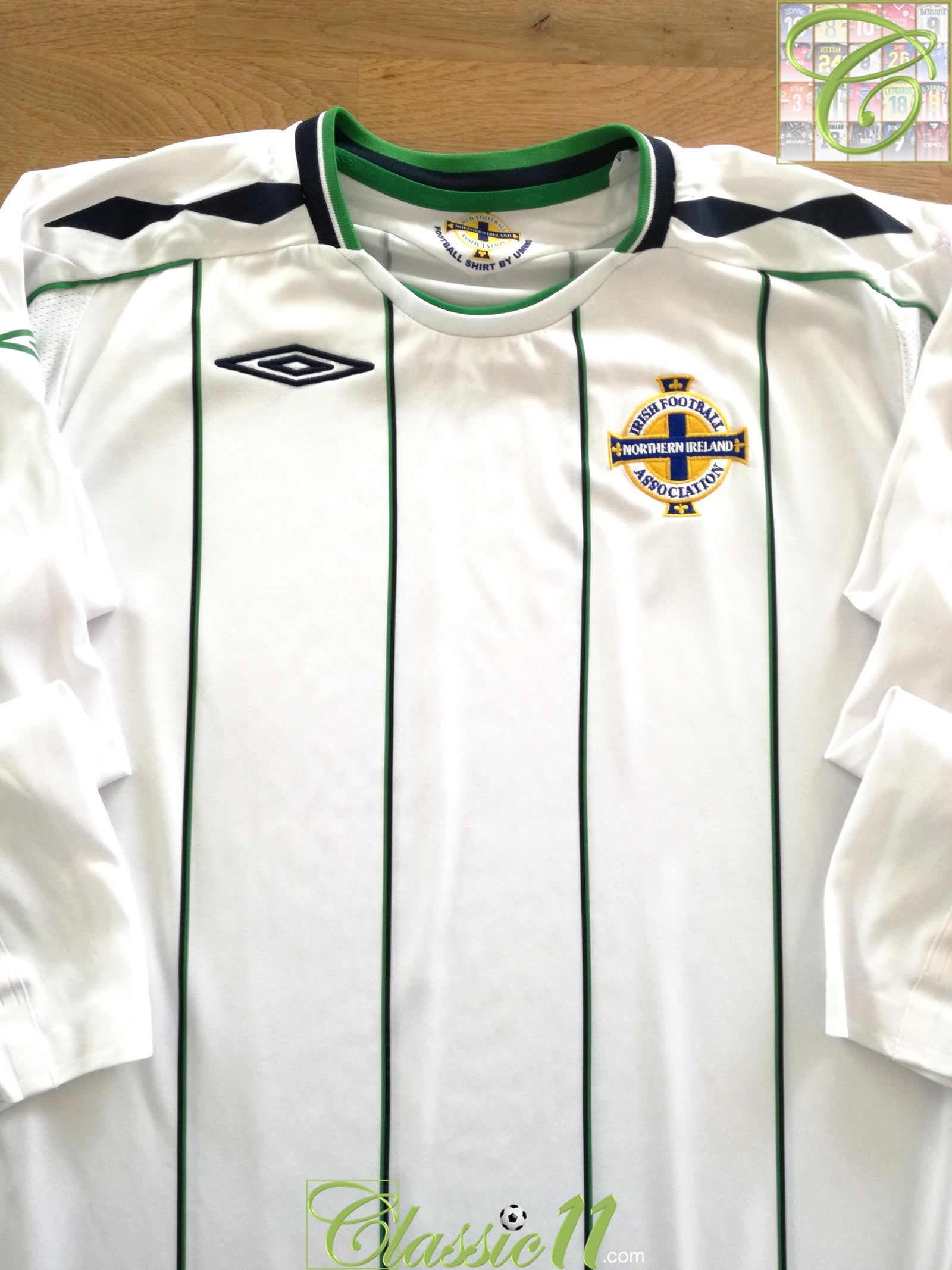 2008/09 Northern Ireland Away Football Shirt. (XL)