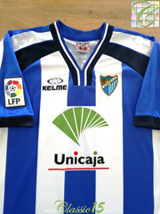 1999/00 Málaga Home La Liga Football Shirt