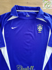 2002 Brazil Away Football Shirt