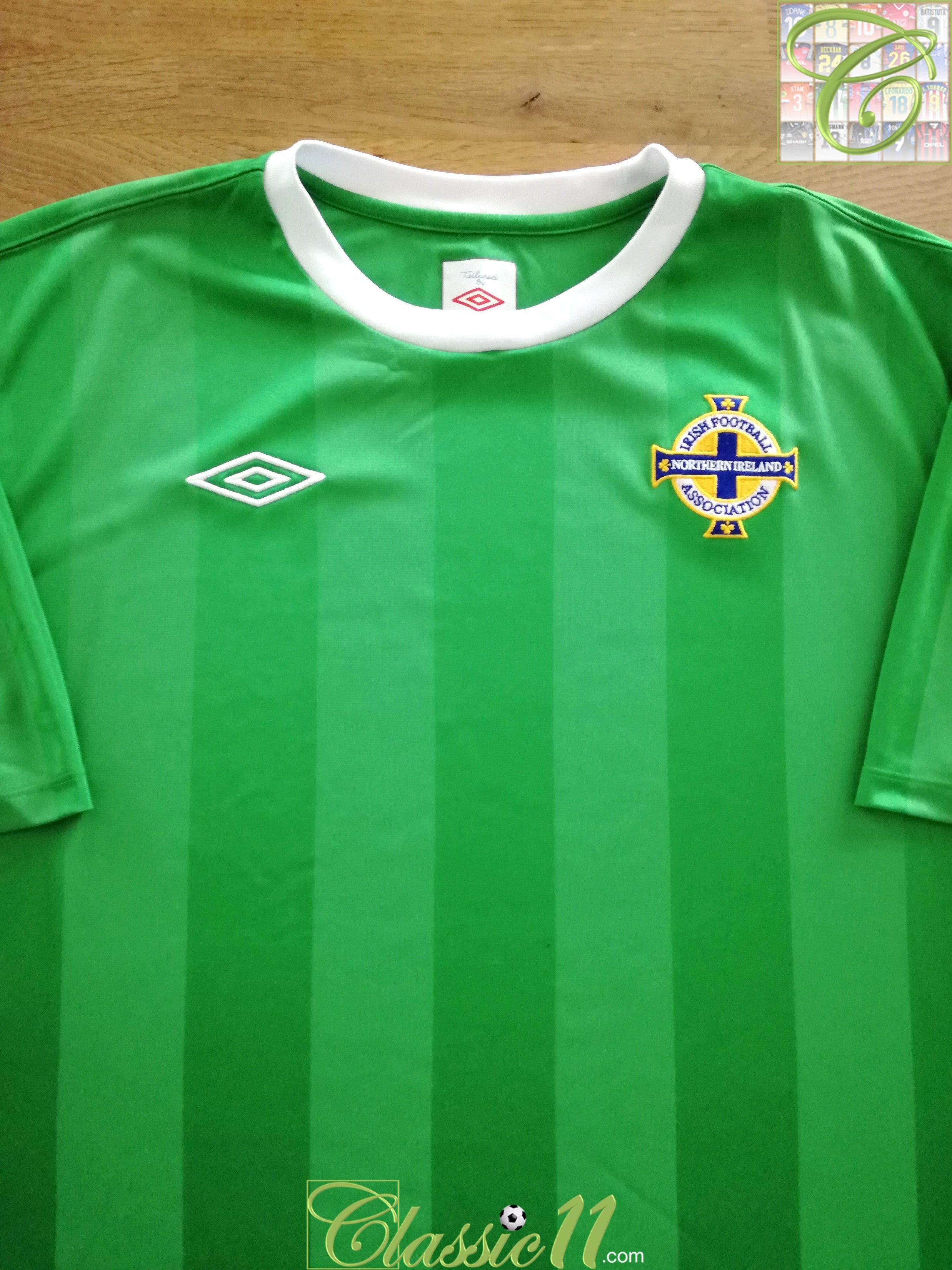 2010/11 Northern Ireland Home Football Shirt (XXL)