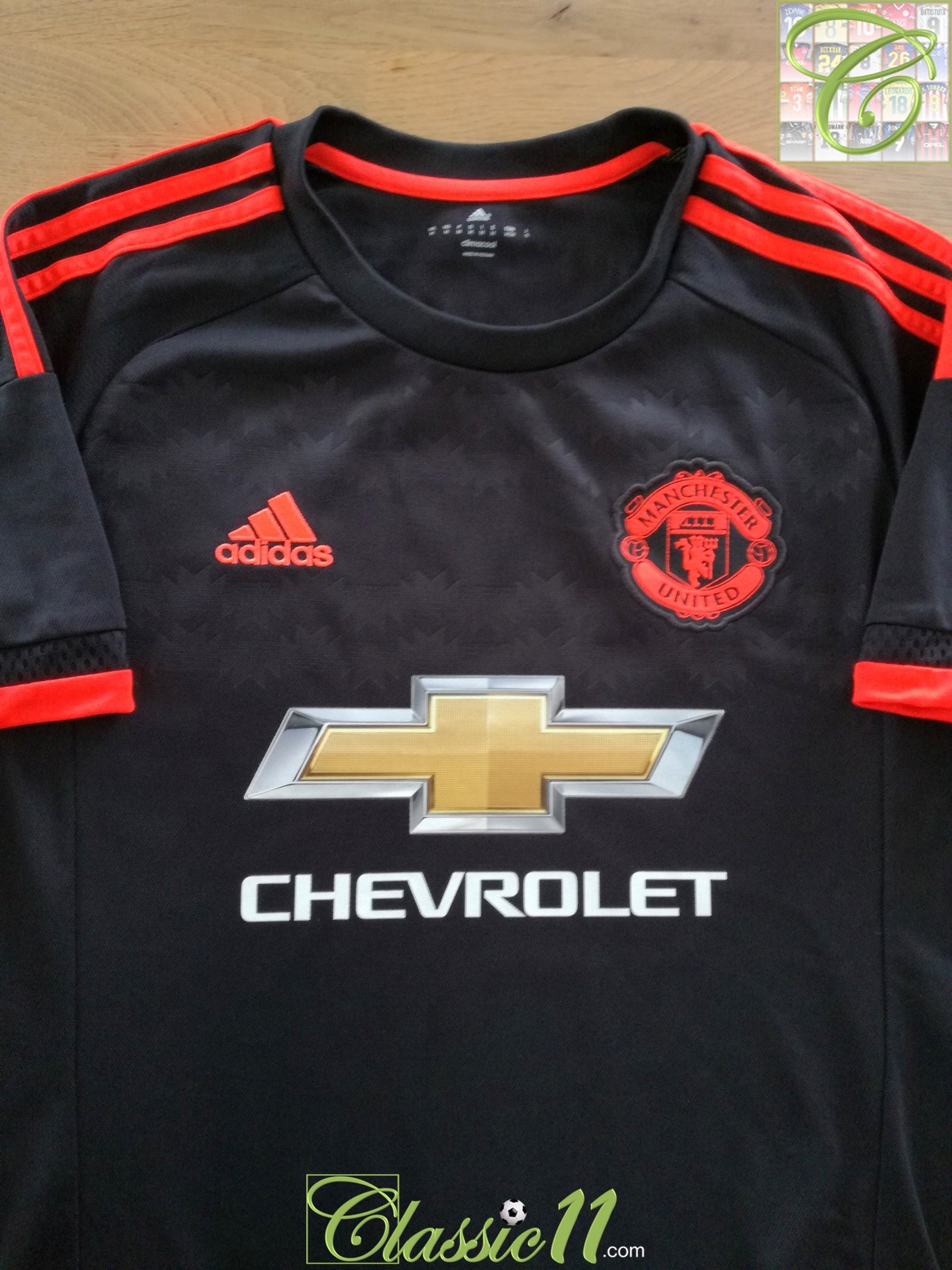 2015/16 Man Utd 3rd Premier League Football Shirt Rooney #10 (S)