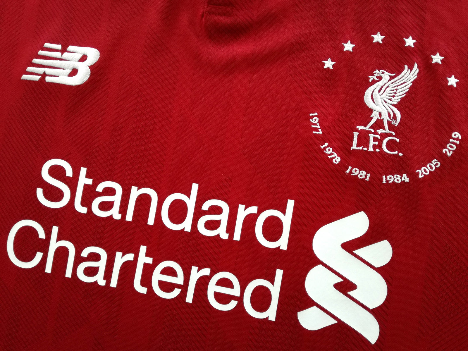 2018/19 Liverpool Home 'European Champions' Football Shirt (L)