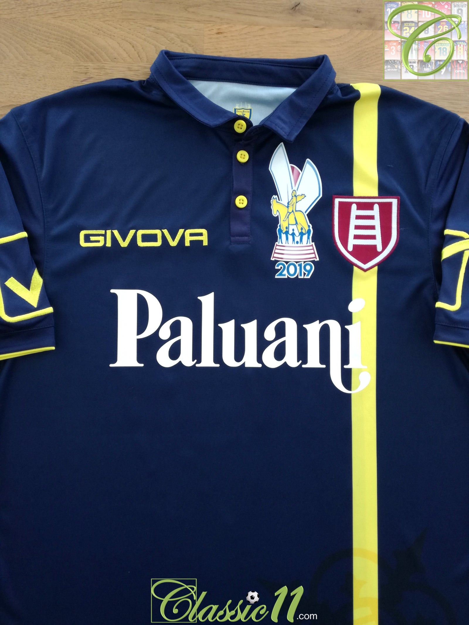 2016/17 Chievo Verona Away Football Shirt Pedona #19 (M)