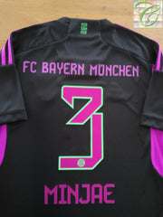 2023/24 Bayern Munich Away Football Shirt Minjae #3