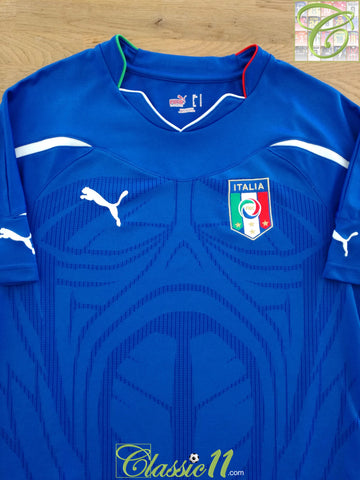 2010/11 Italy Home Football Shirt