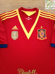 2012/13 Spain Home Football Shirt
