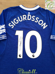 2018/19 Everton Home Premier League Football Shirt Sigurdsson #10 (Signed)