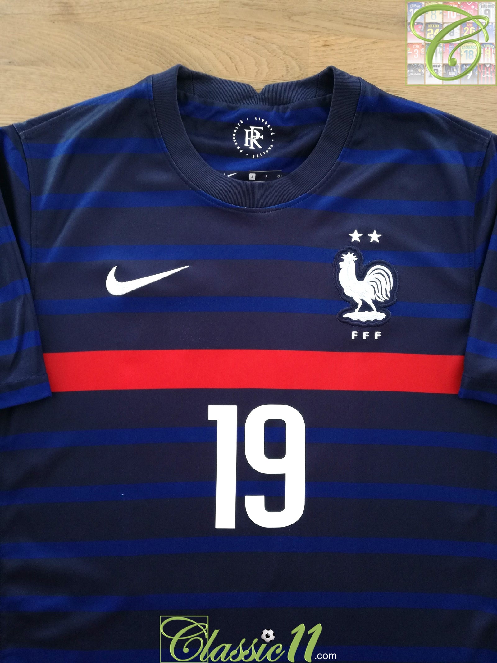 2020/21 France Home Football Shirt Benzema #19 (S)