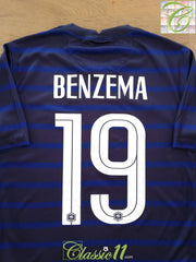 2020/21 France Home Football Shirt Benzema #19