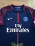 2017/18 PSG Home Football Shirt Mbappé #29 (S)