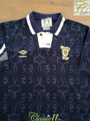 1991/92 Scotland Home Football Shirt