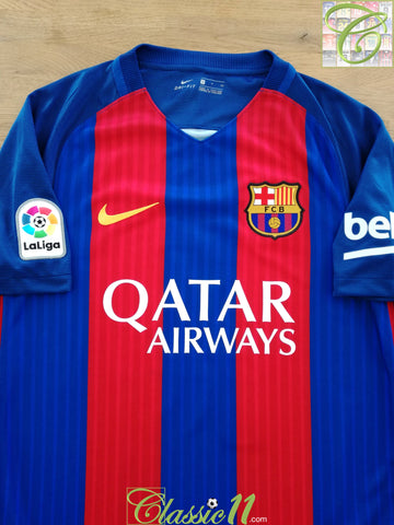 2016/17 Barcelona Home La Liga Football Shirt