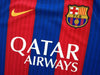 2016/17 Barcelona Home La Liga Football Shirt (M)