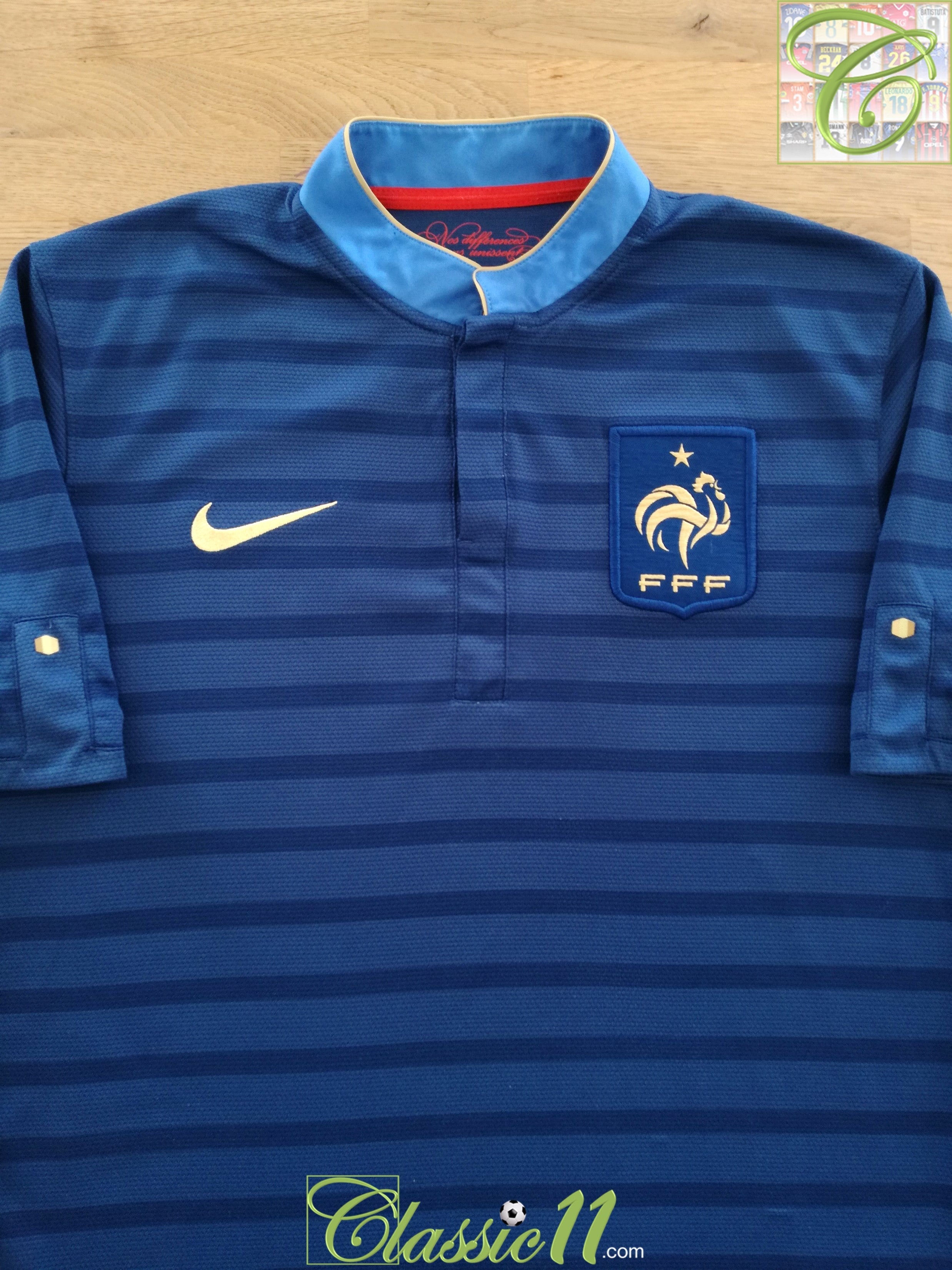 2012/13 France Home Football Shirt