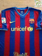2009/10 Barcelona Home La Liga Football Shirt
