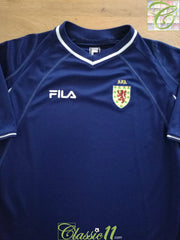2000/01 Scotland Home Football Shirt